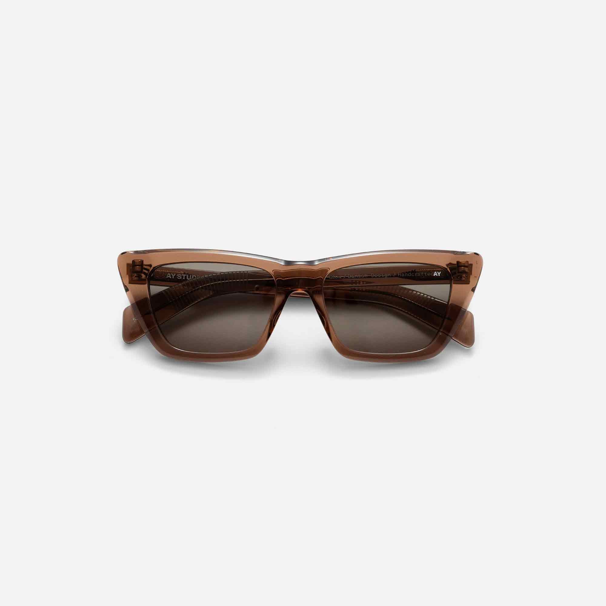 Glow Sunglasses Transparent Coffee Brown