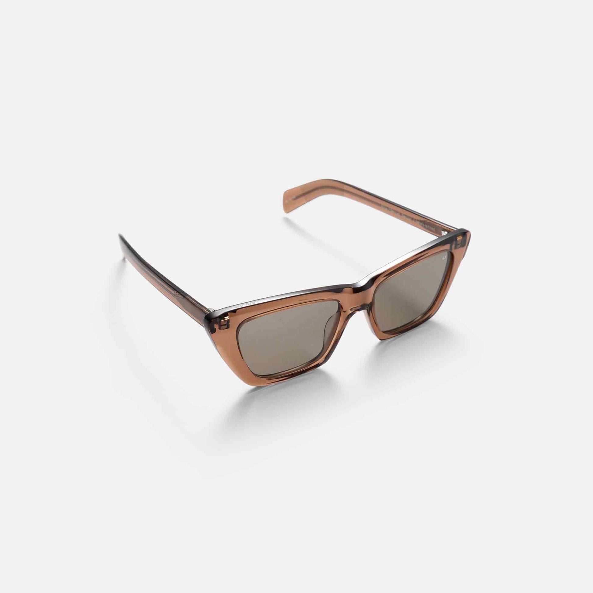 Glow Sunglasses Transparent Coffee Brown