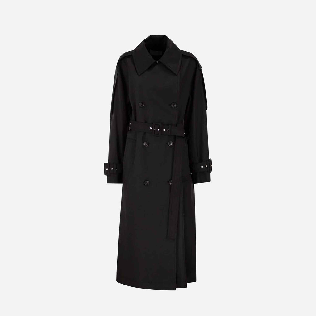 Gocce Trench Coat Black