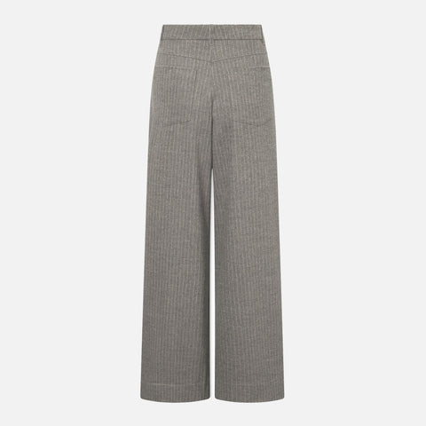 Gosta Pants Multi Gray Stripe