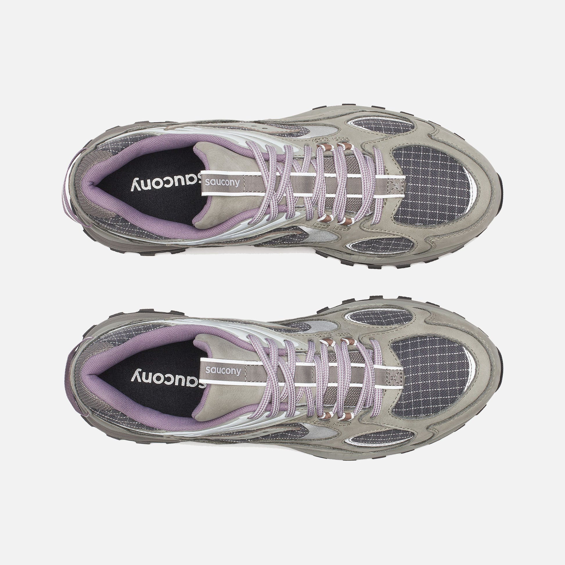 Grid Aura X Sneakers Dark Grey/Mud