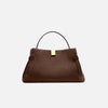Gyoza Bag Suede Chocolate