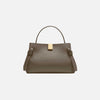 Gyoza Mini Bag Grained Leather Taupe