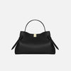 Gyoza Bag Grained Leather Black