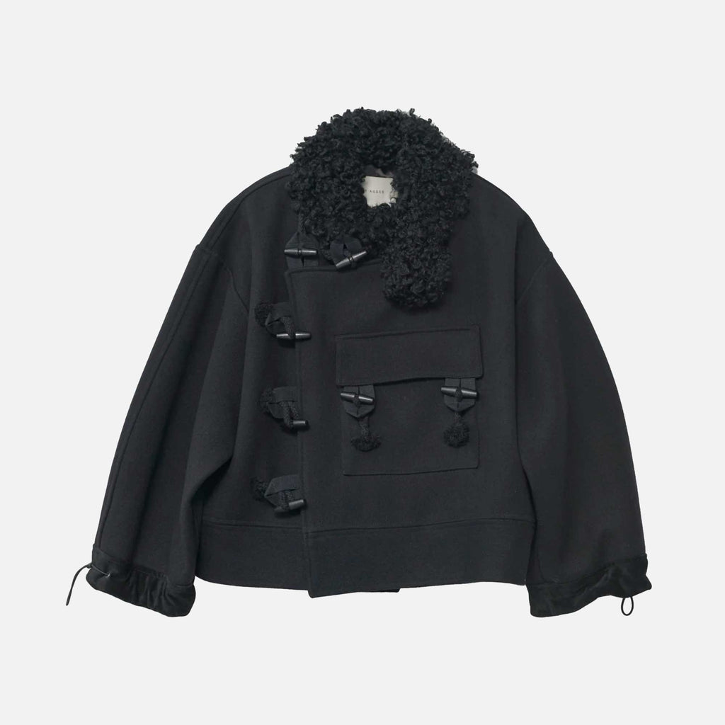 Hainsworth Wool Officer Jacket Black