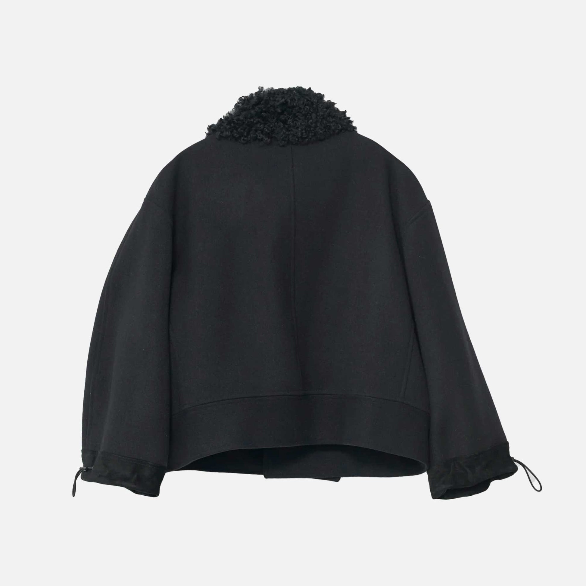 Hainsworth Wool Officer Jacket Black