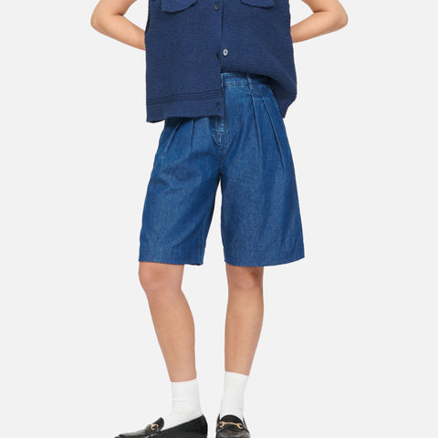 Hamburg Shorts Denim Blue