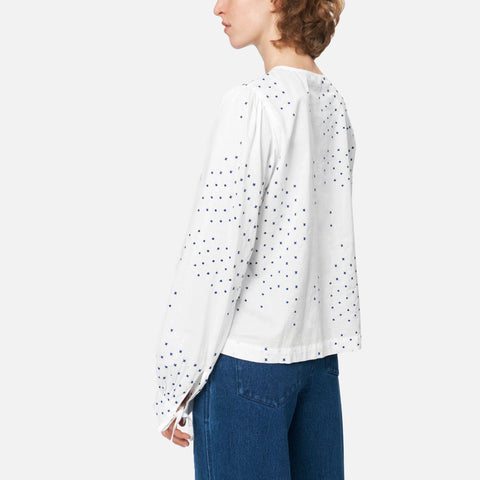 Hartwell Blouse Blue Dots