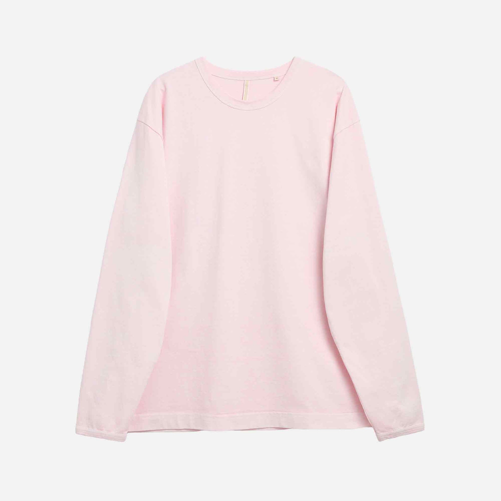 Heavy Jersey Long-sleeve Tee Faded Pink