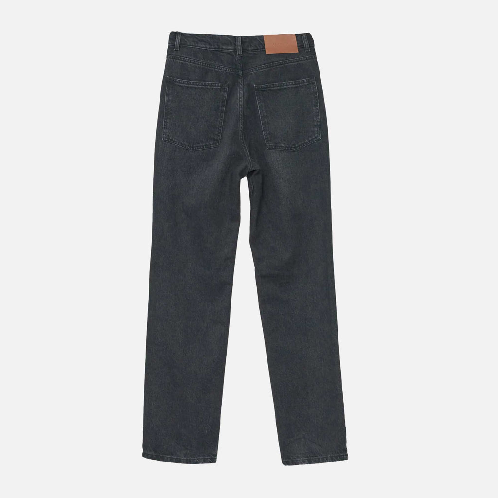 Hemp/Cotton Straight Jeans Washed Black