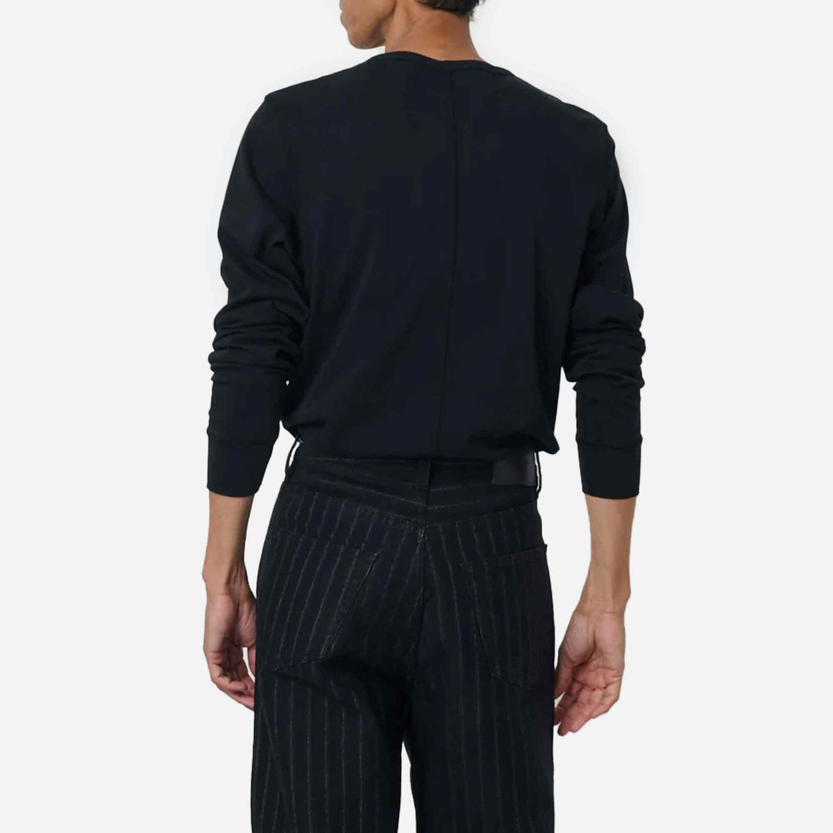 Henley Longsleeve T-shirt Black