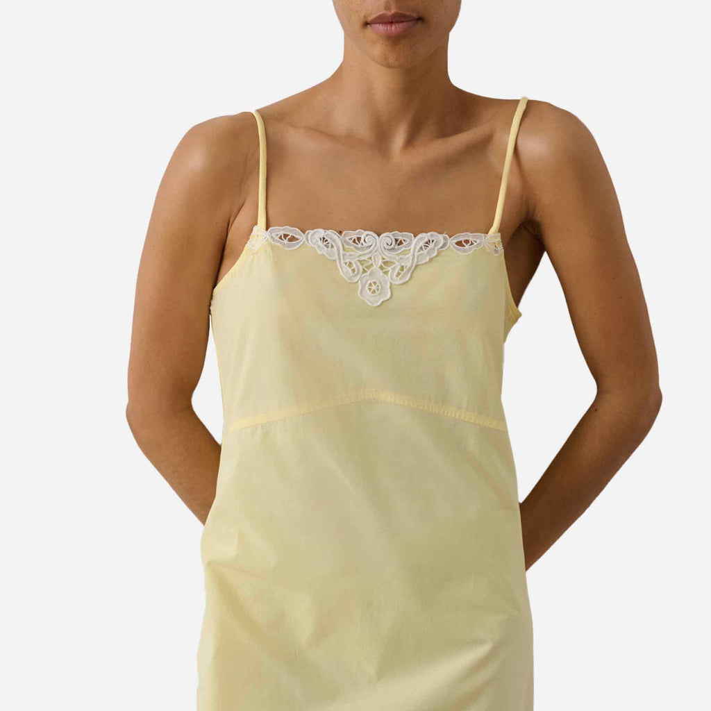 Hillary Dress Jaune Pale