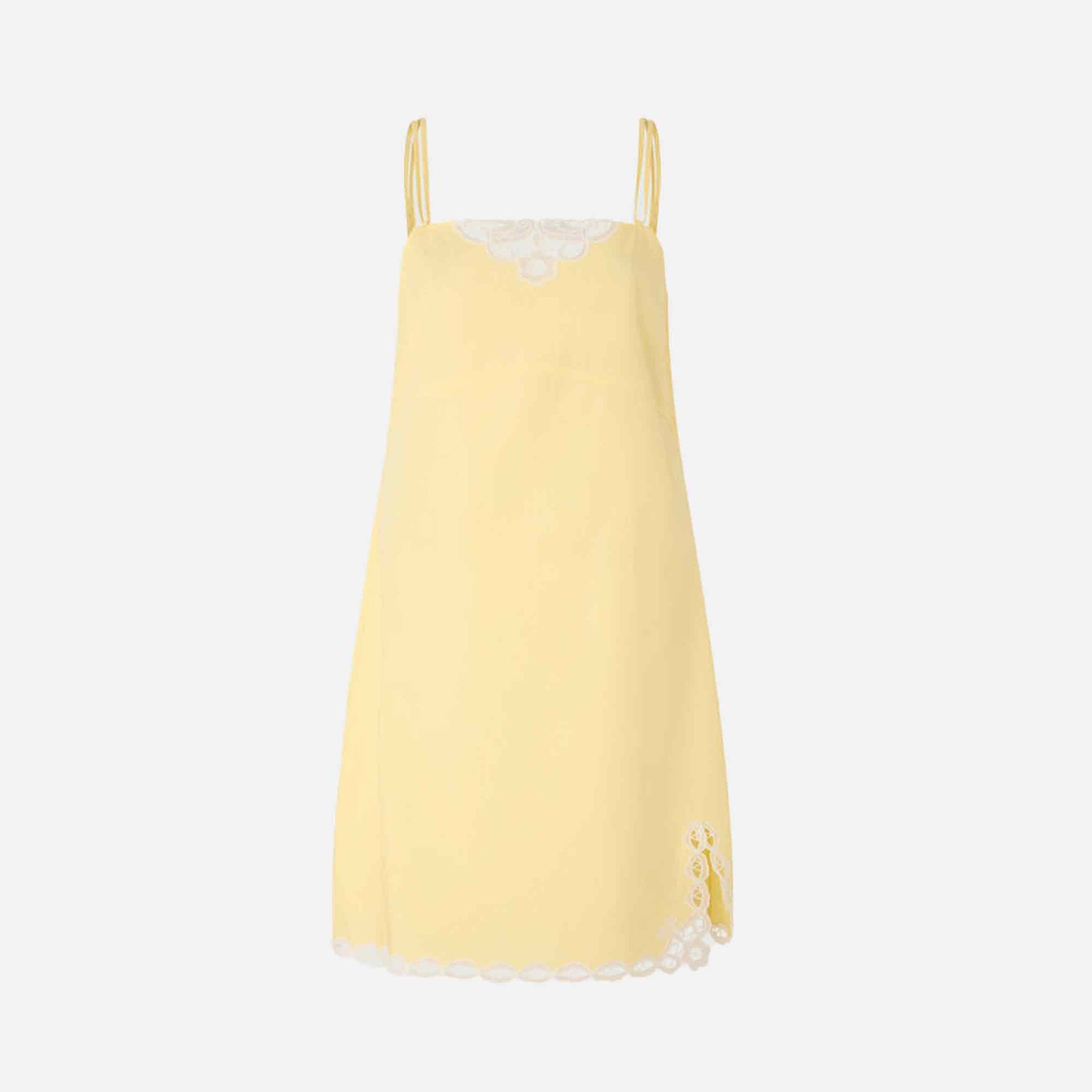 Hillary Dress Jaune Pale