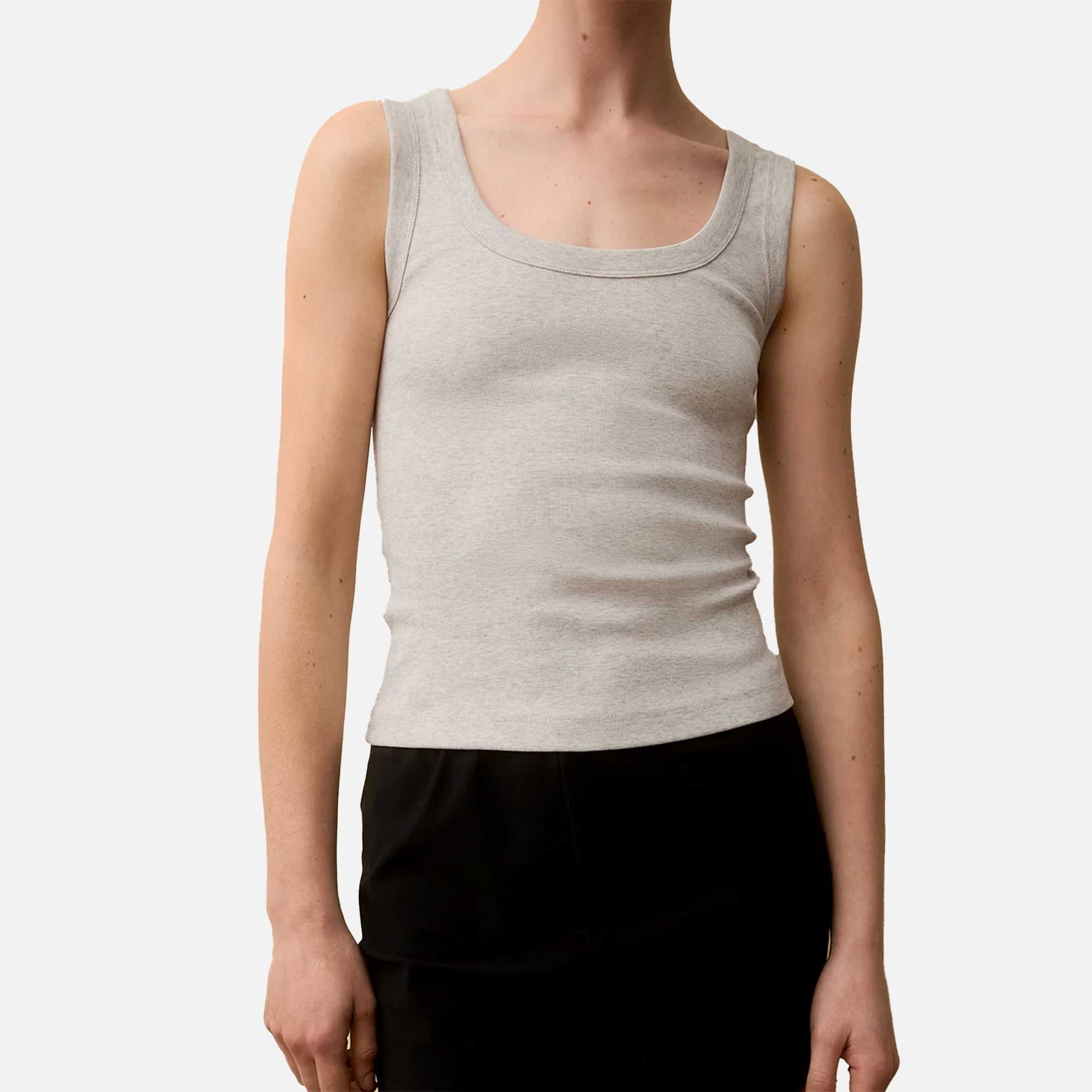 Hillie Tank Top Heather Grey
