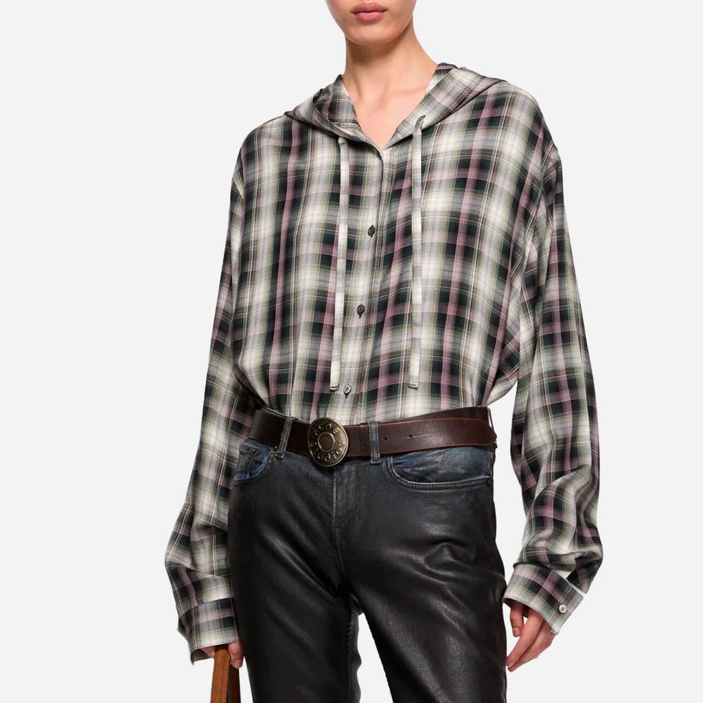 Hooded Overshirt Black/Green