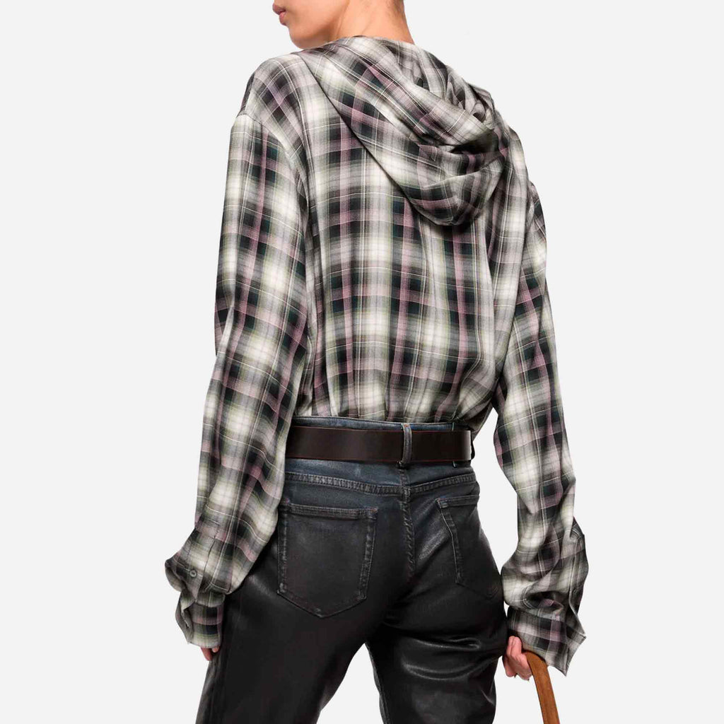 Hooded Overshirt Black/Green