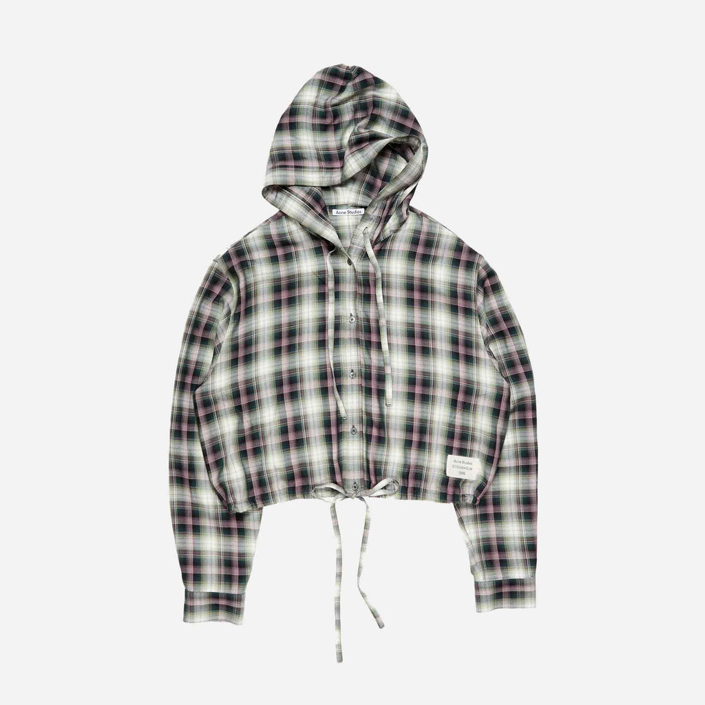 Hooded Overshirt Black/Green