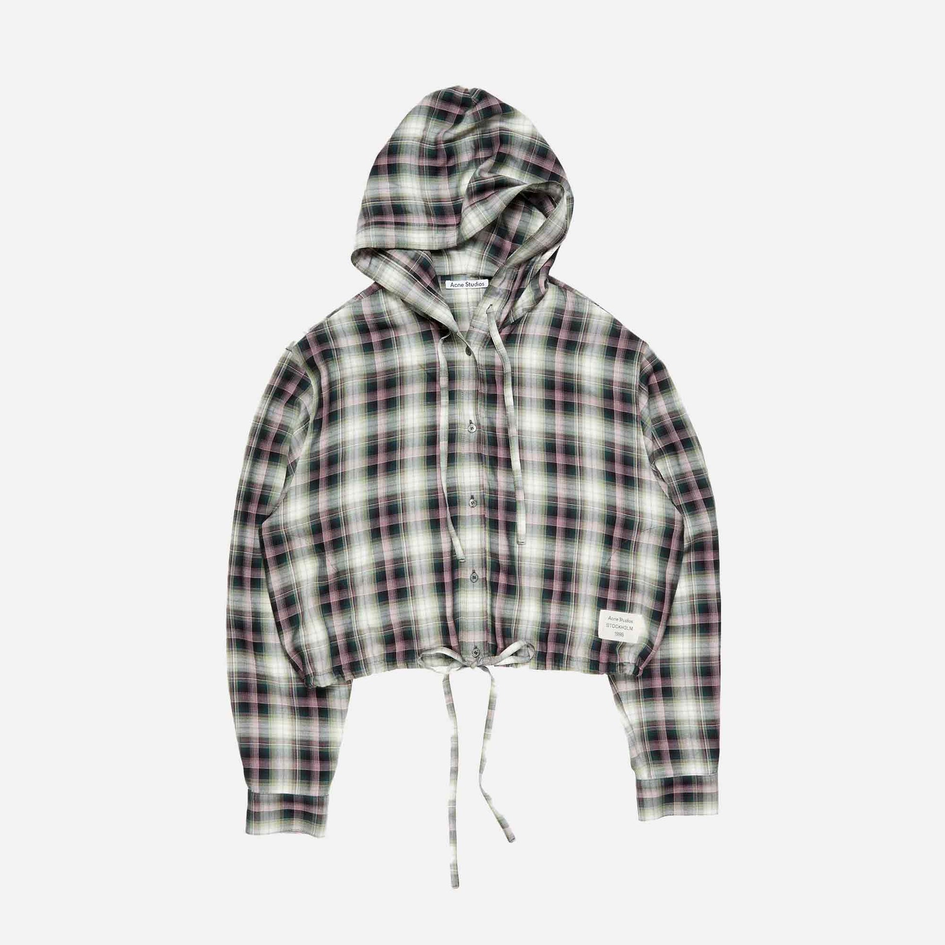 Hooded Overshirt Black/Green