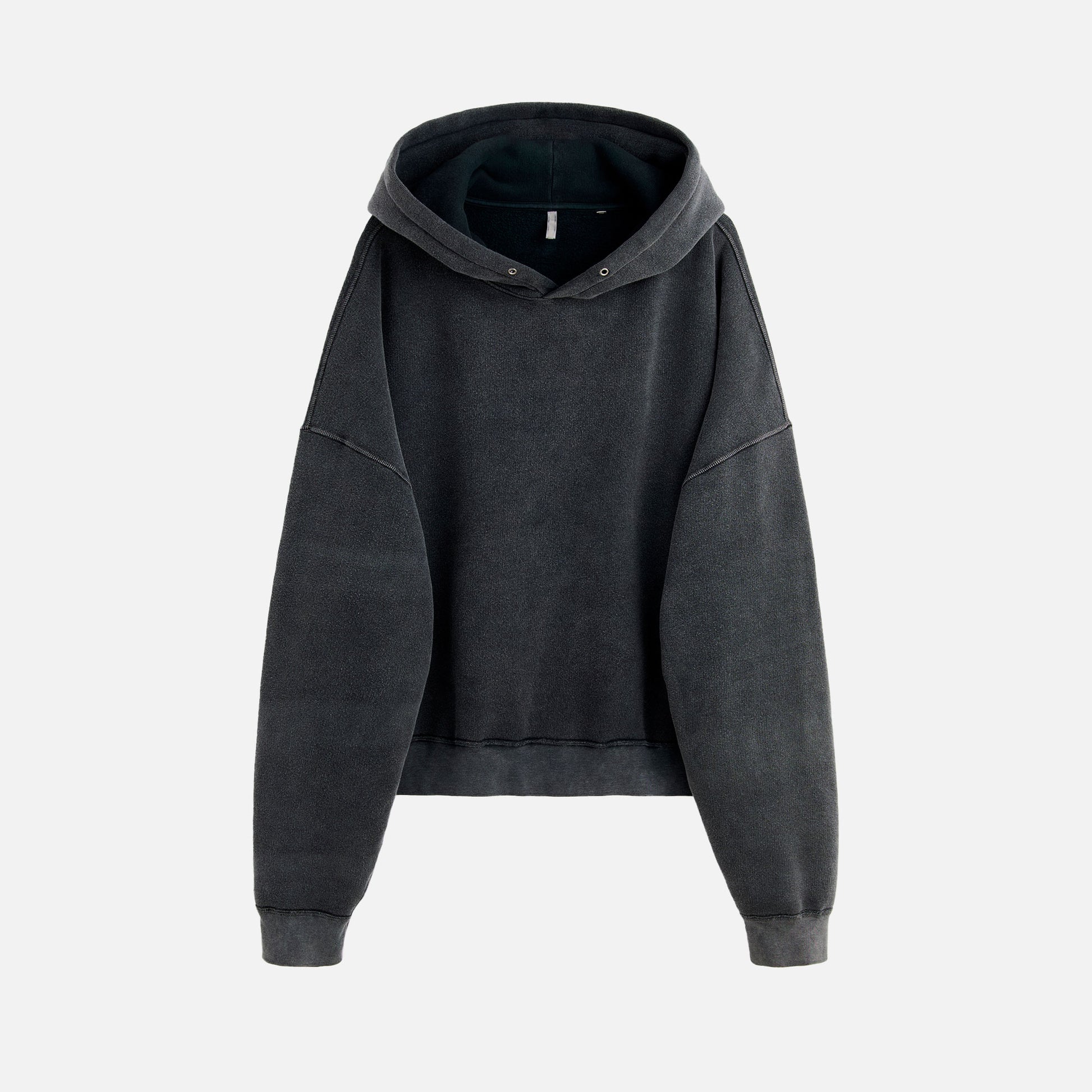 Hooded Sweatshirt Antracite Washed