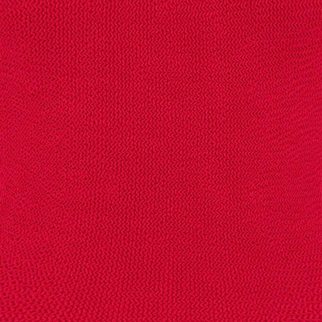 Square Neck Swimsuit Crinkle Red