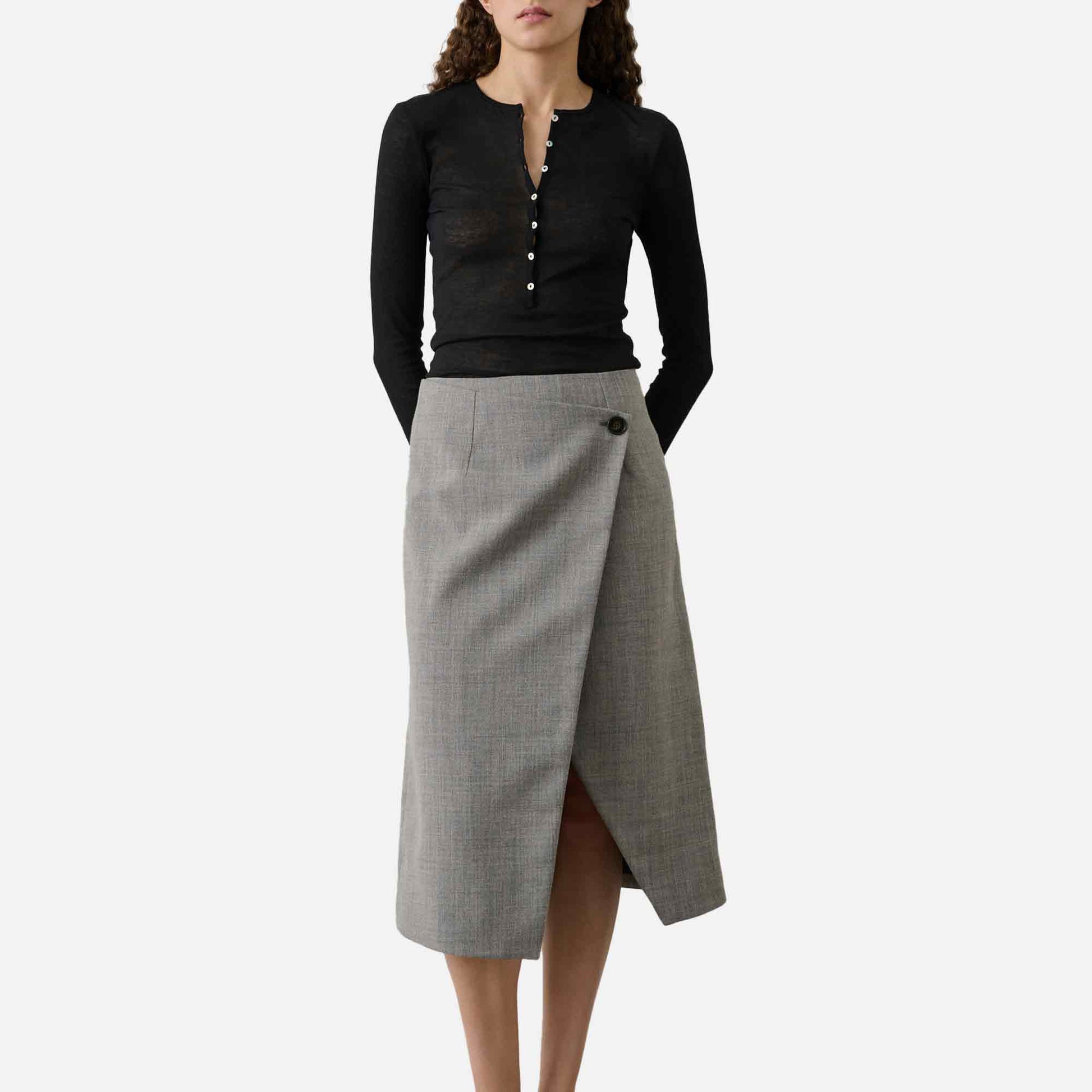 Idra Skirt Gris Chine