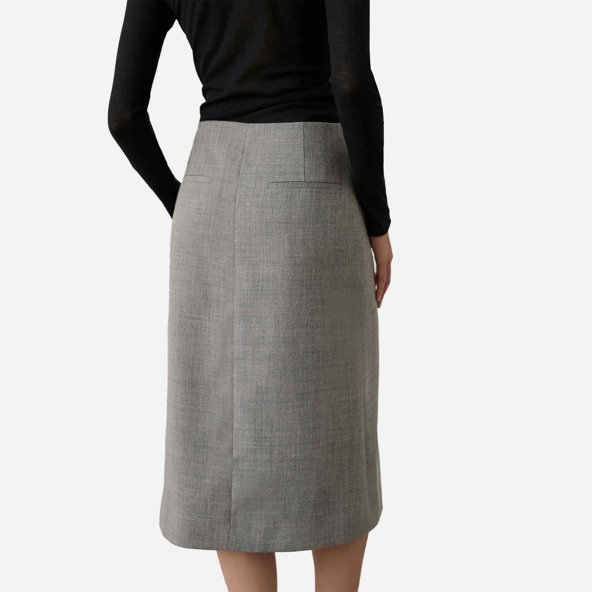 Idra Skirt Gris Chine