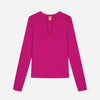 Iman Longsleeve Tee Magenta