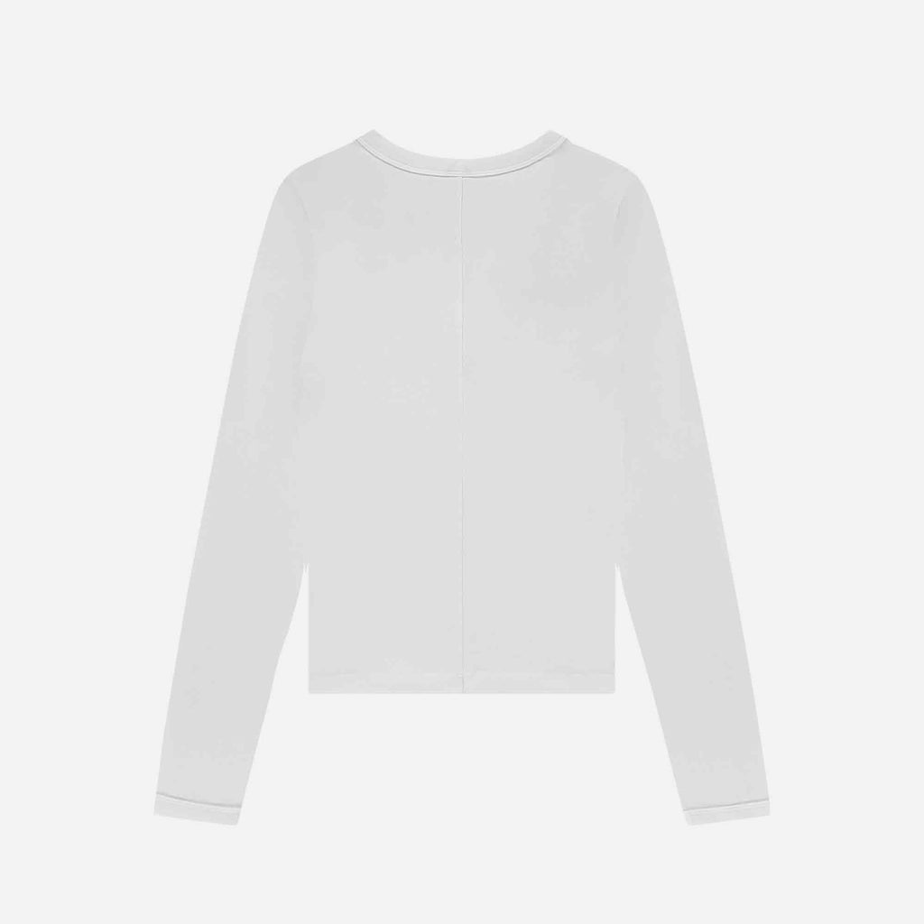 Iman Longsleeve Tee White