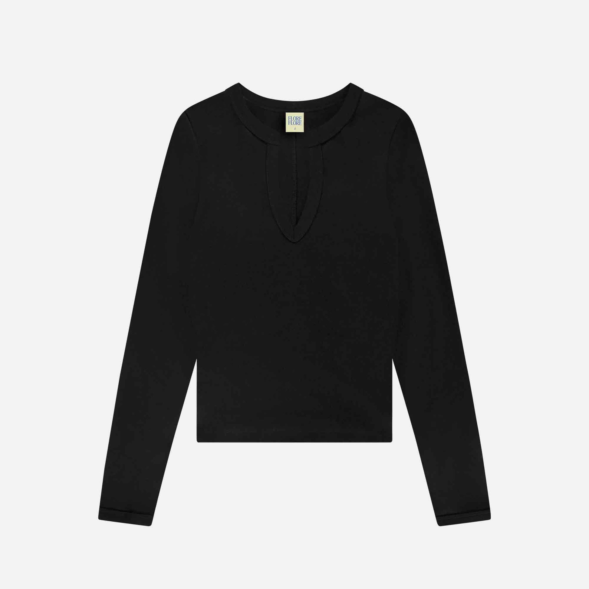 Iman Longsleeve Tee Black