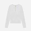 Iman Longsleeve Tee White