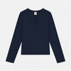 Iman Longsleeve Tee Navy