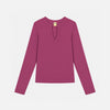 Iman Longsleeve Tee Magenta