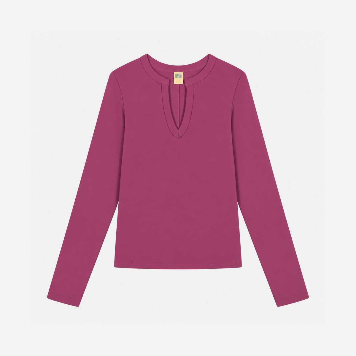 Iman Longsleeve Tee Magenta