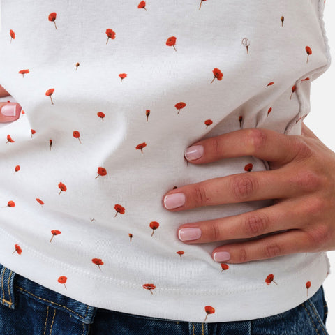 Ivy Tank Top Poppy Print