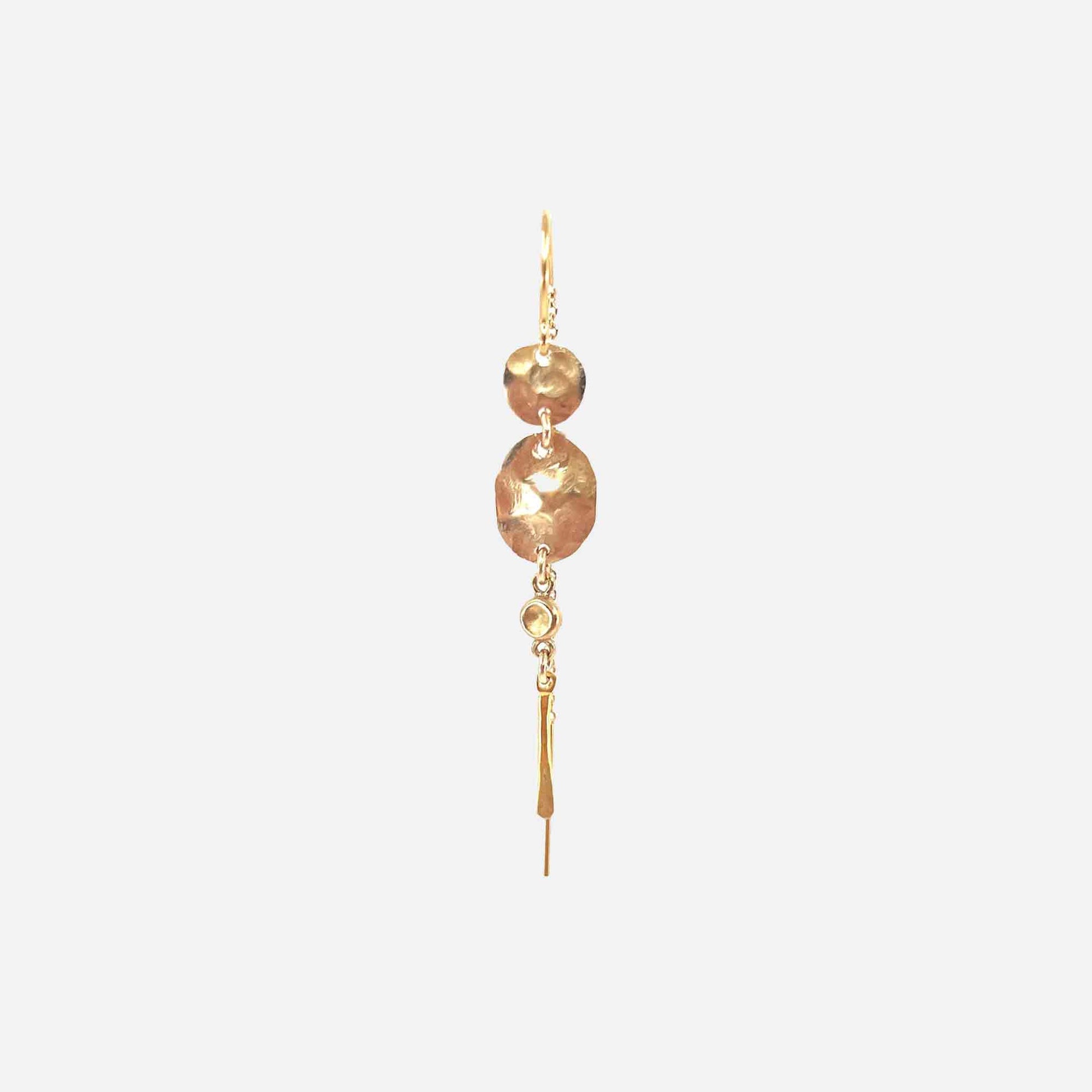 Jade Earring Gold