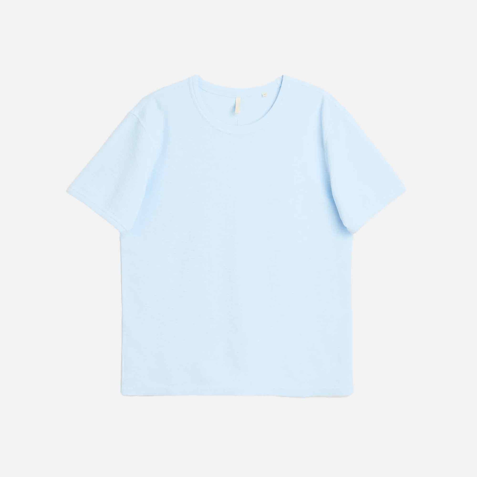 Jagger Waffle T-Shirt Light Blue
