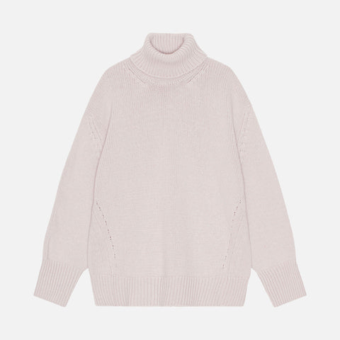 James Highneck Sweater Ivory