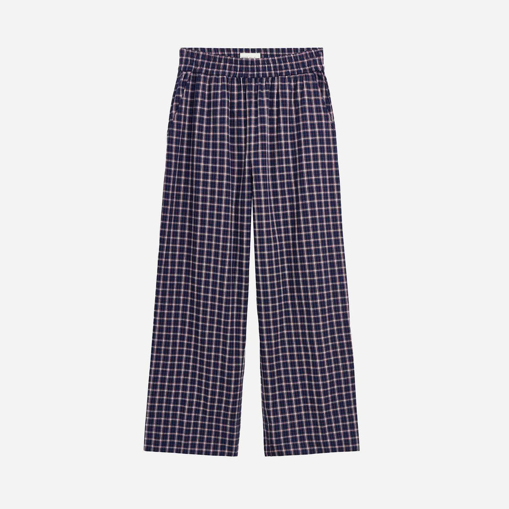 Jasmine Pants Navy/White/Red Check