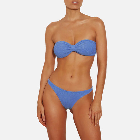Jean Crinkle Bikini Cornflower Blue