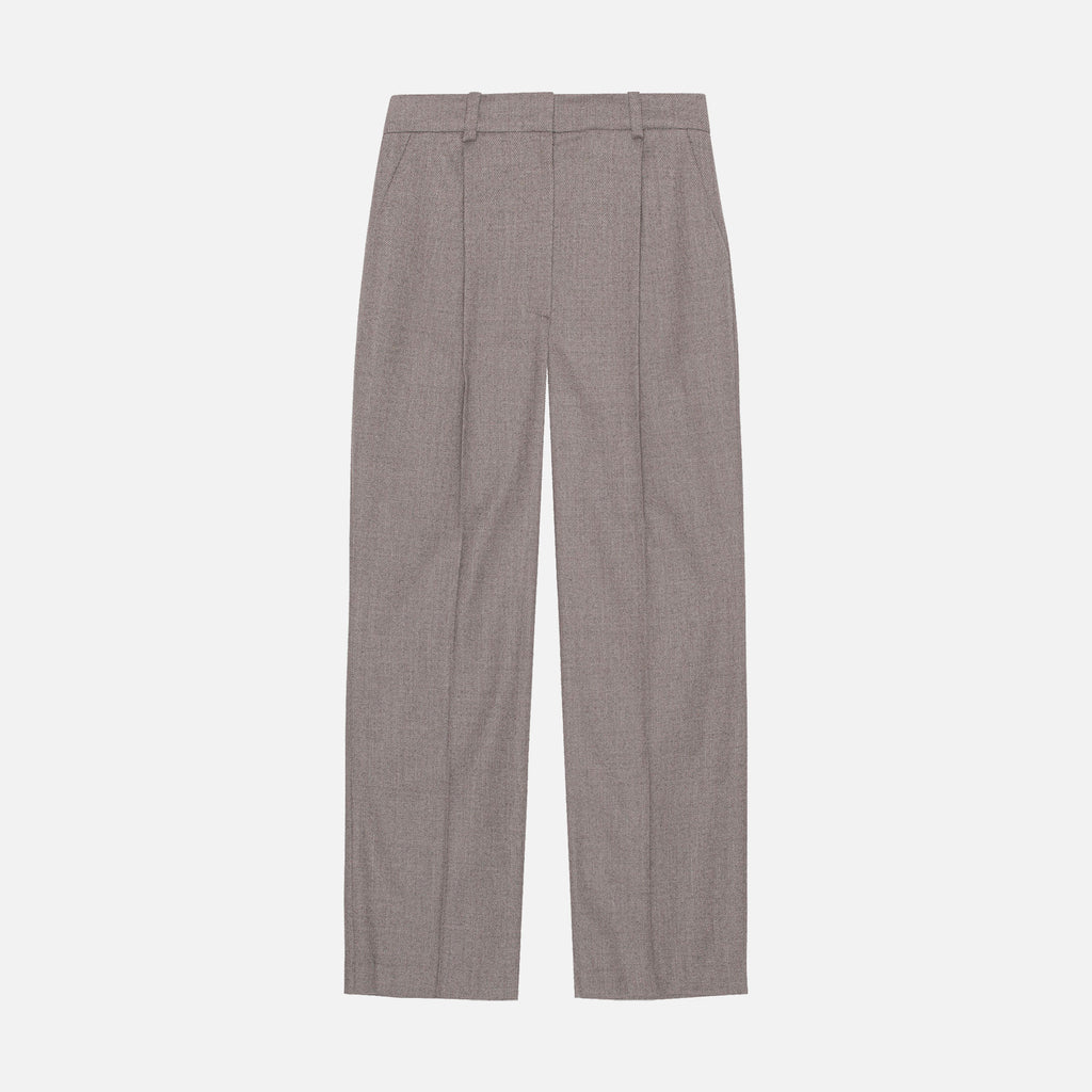 Jean Pants Wool Taupe