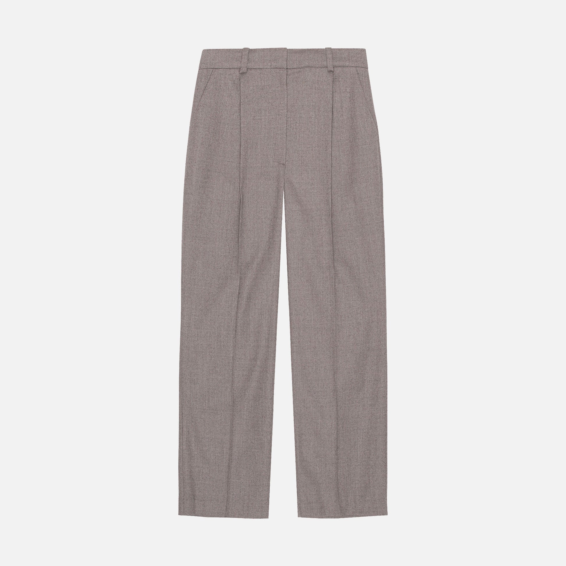 Jean Pants Wool Taupe