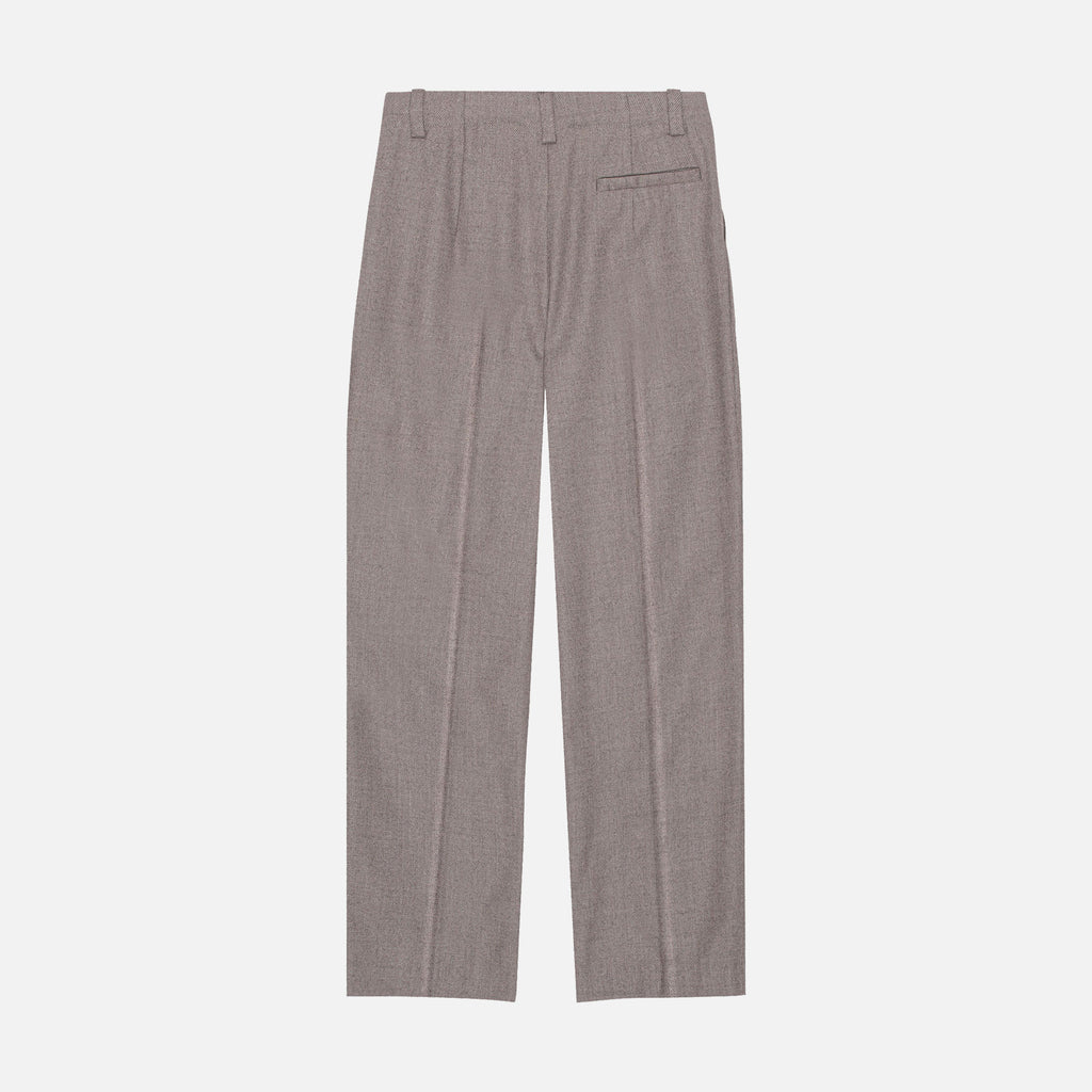 Jean Pants Wool Taupe