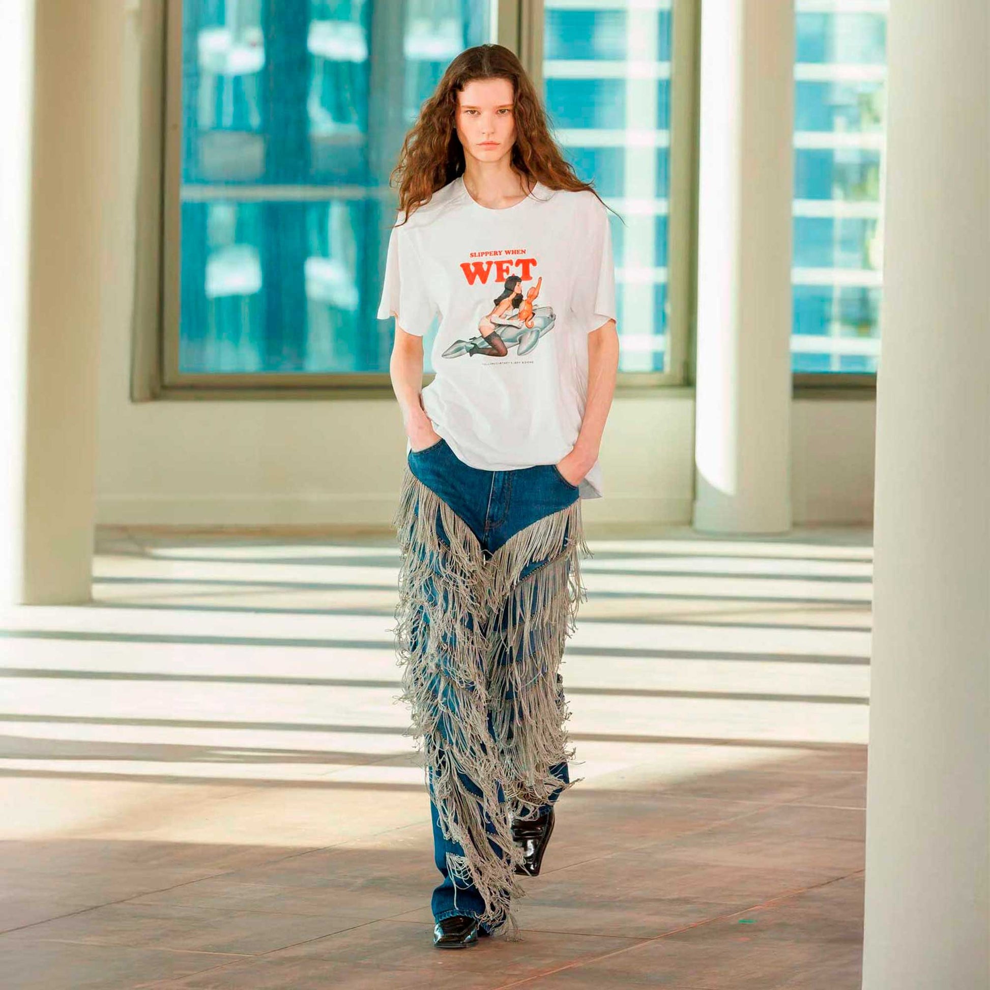 Jeff Koons Boyfriend T-Shirt Pure White
