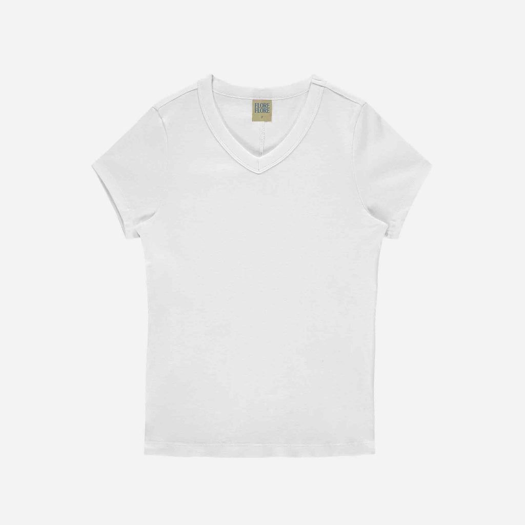 Jill Baby Tee White