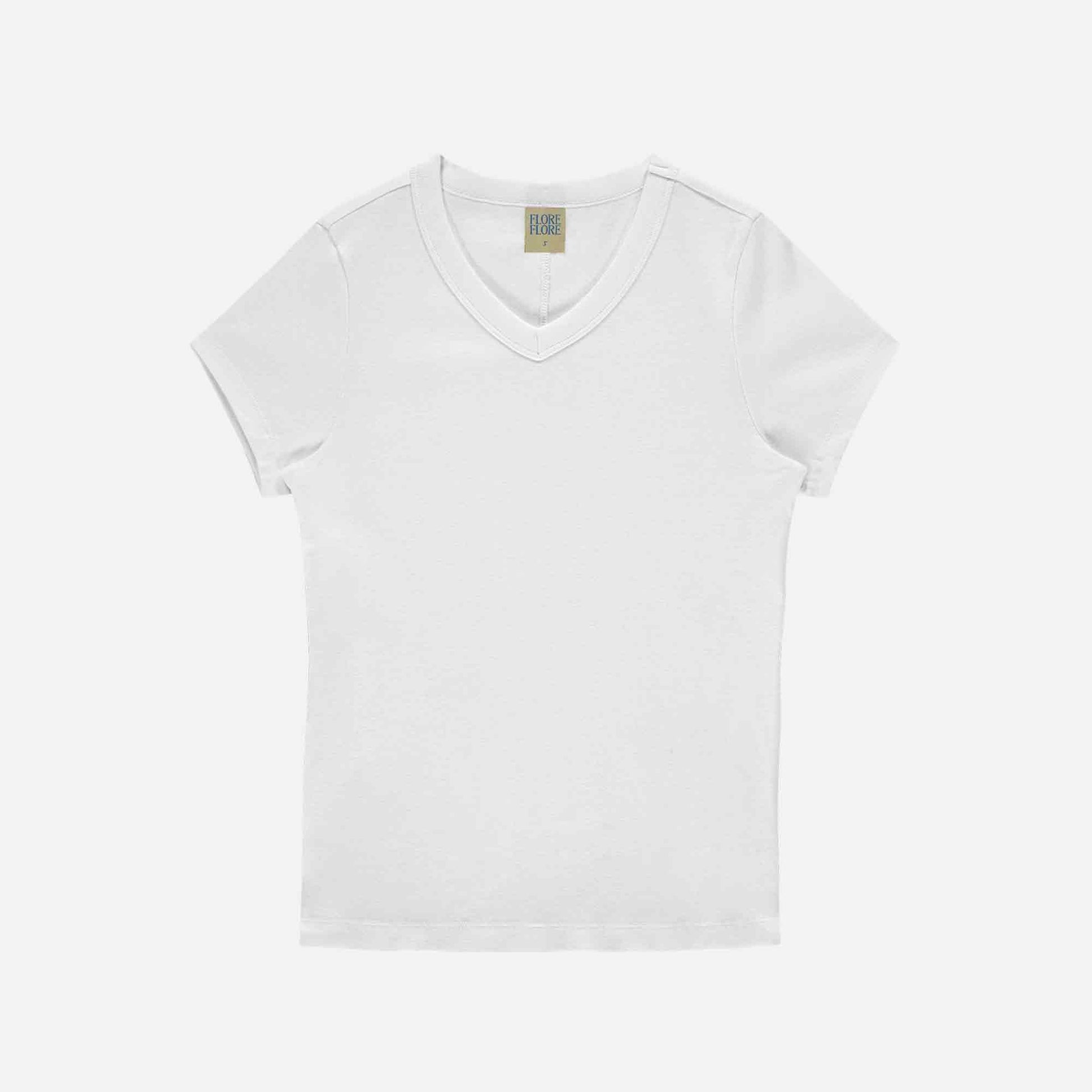 Jill Baby Tee White
