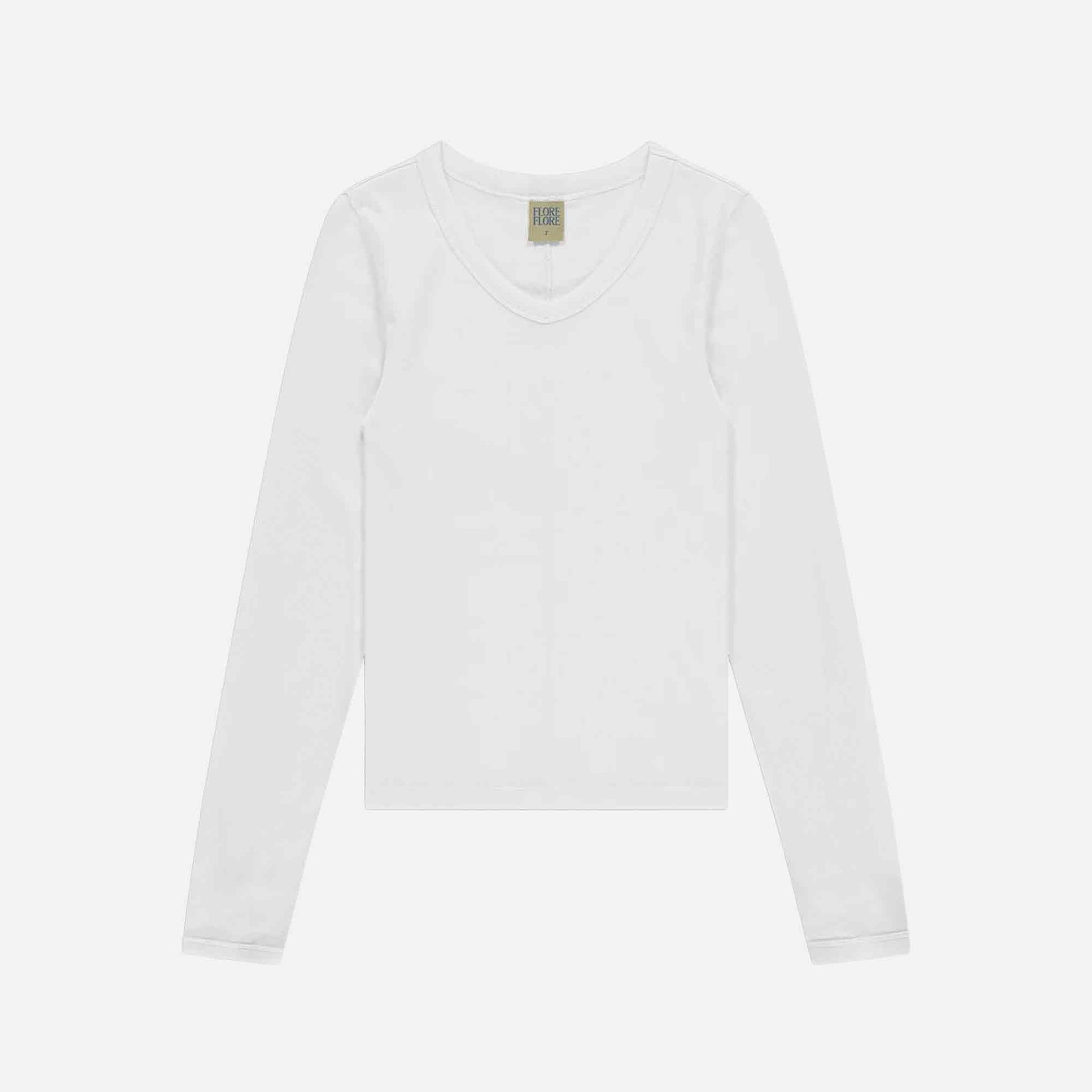 Jill Longsleeve Tee White