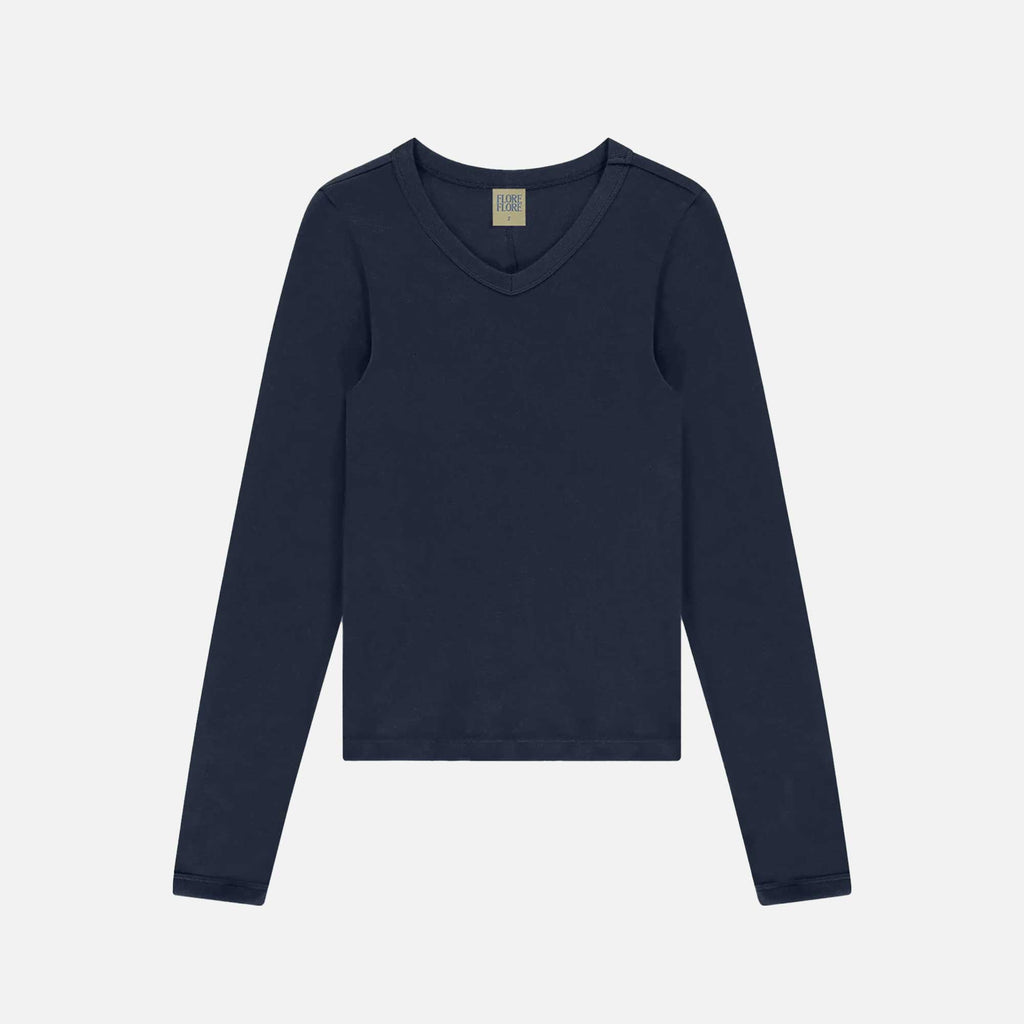 Jill Longsleeve Tee Navy