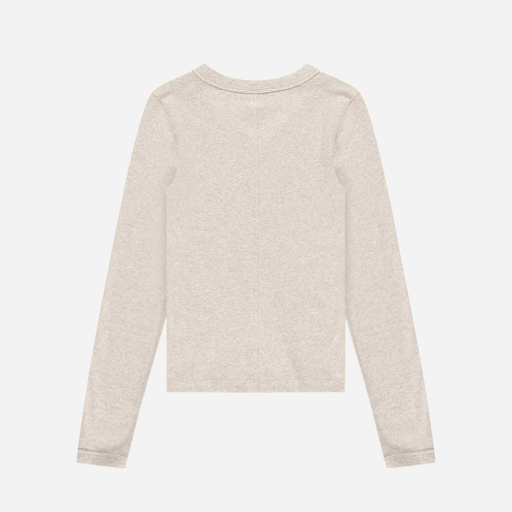 Jill Longsleeve Tee Heather Grey