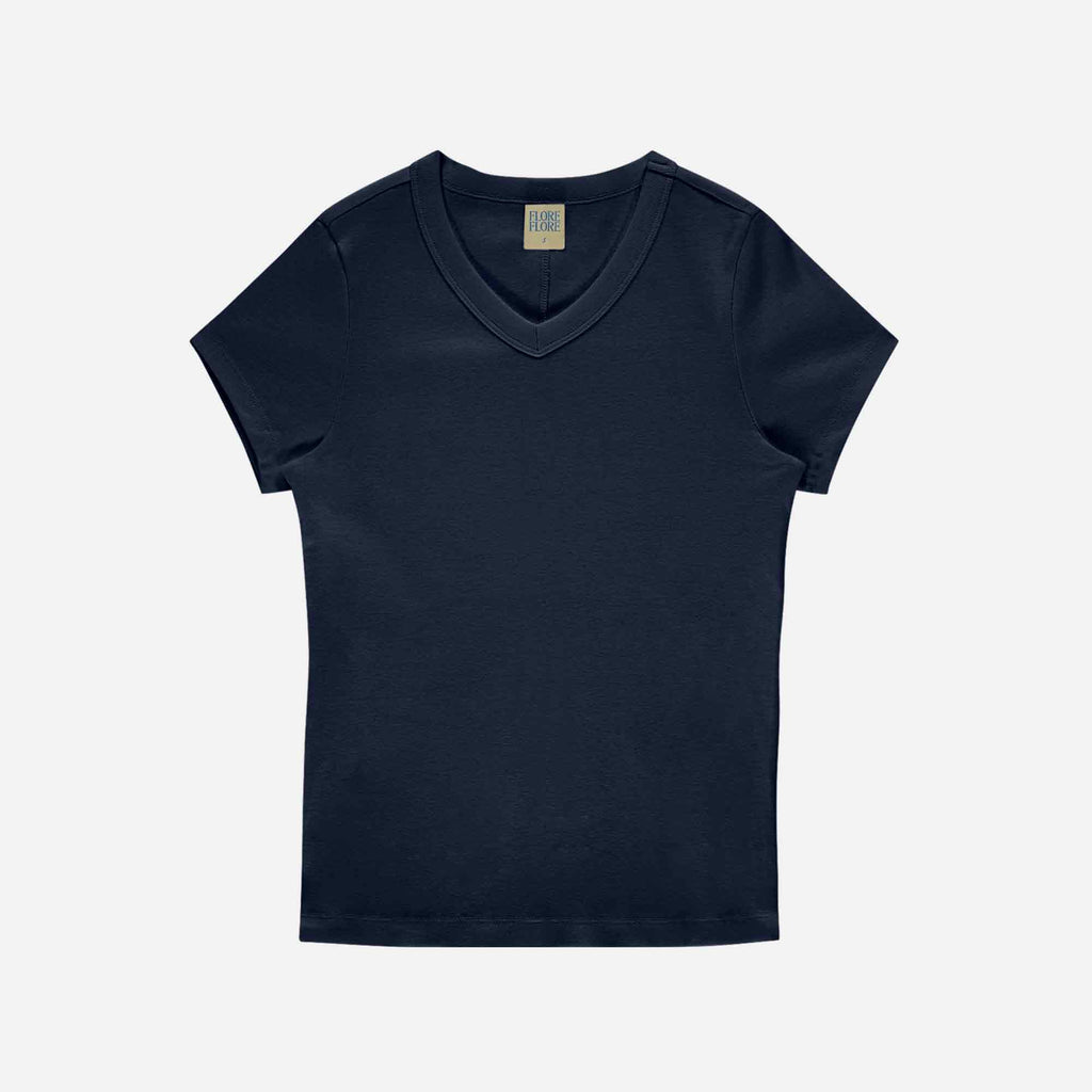 Jill Baby Tee Navy