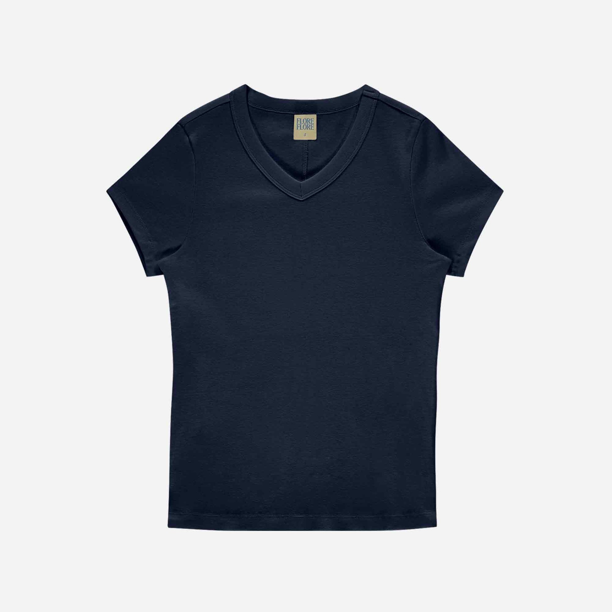 Jill Baby Tee Navy